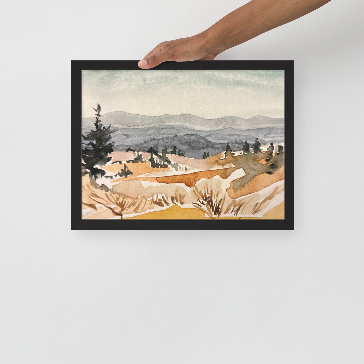 Ridgelines Framed Print (AT Book Cover!)