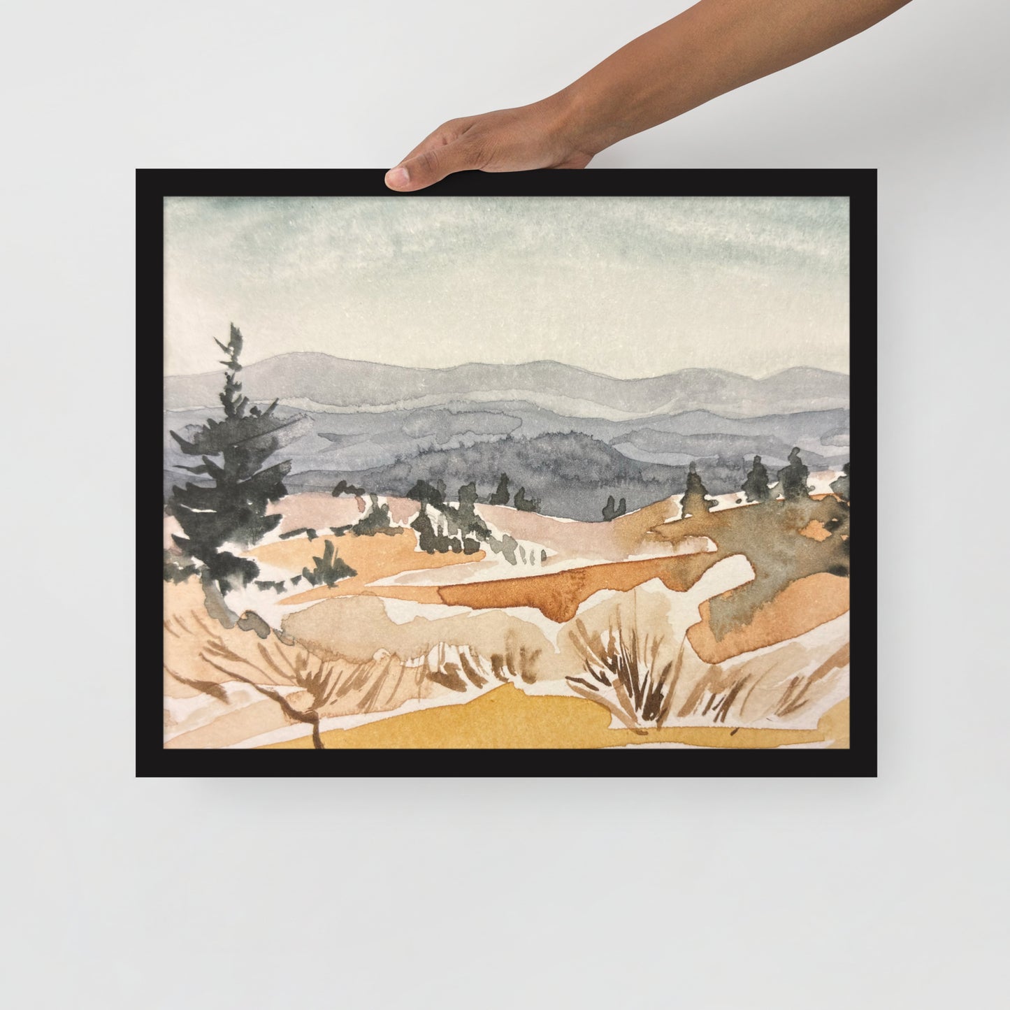 Ridgelines Framed Print (AT Book Cover!)