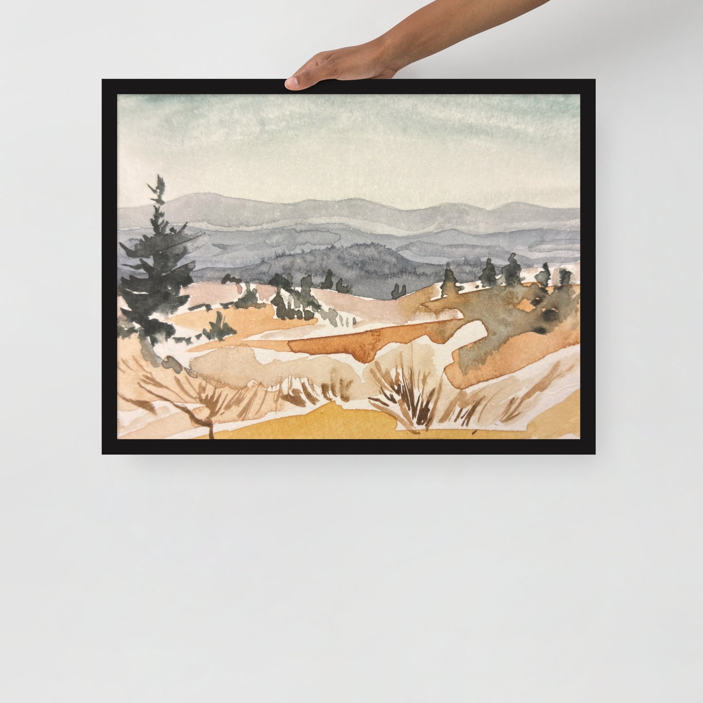 Ridgelines Framed Print (AT Book Cover!)