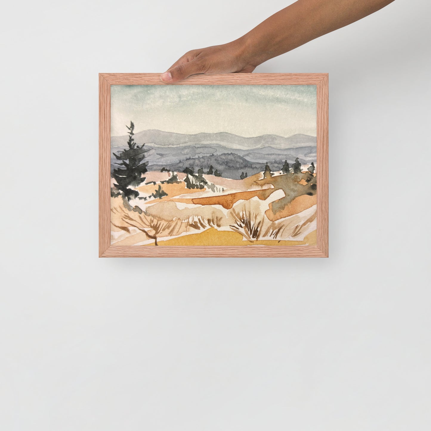 Ridgelines Framed Print (AT Book Cover!)