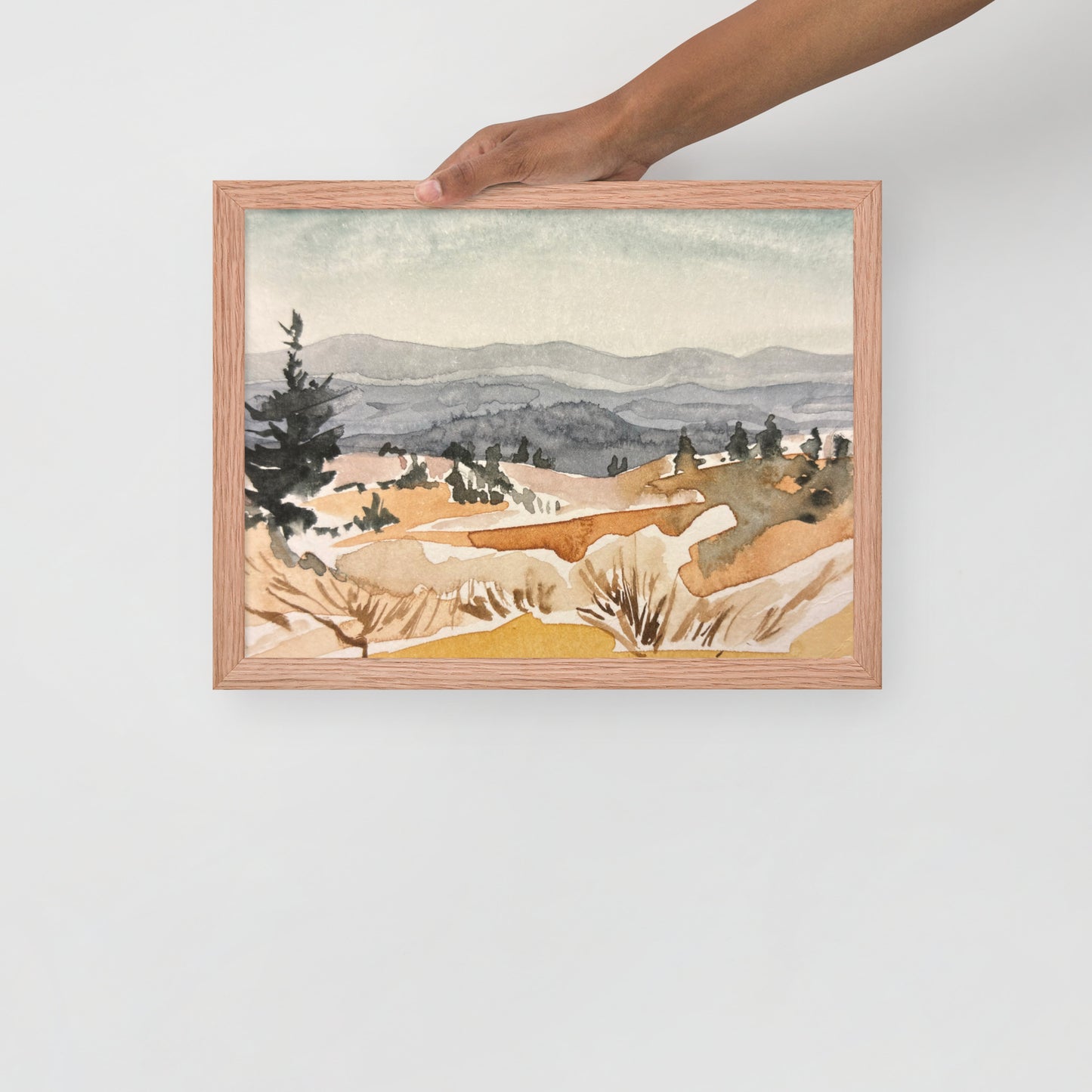 Ridgelines Framed Print (AT Book Cover!)