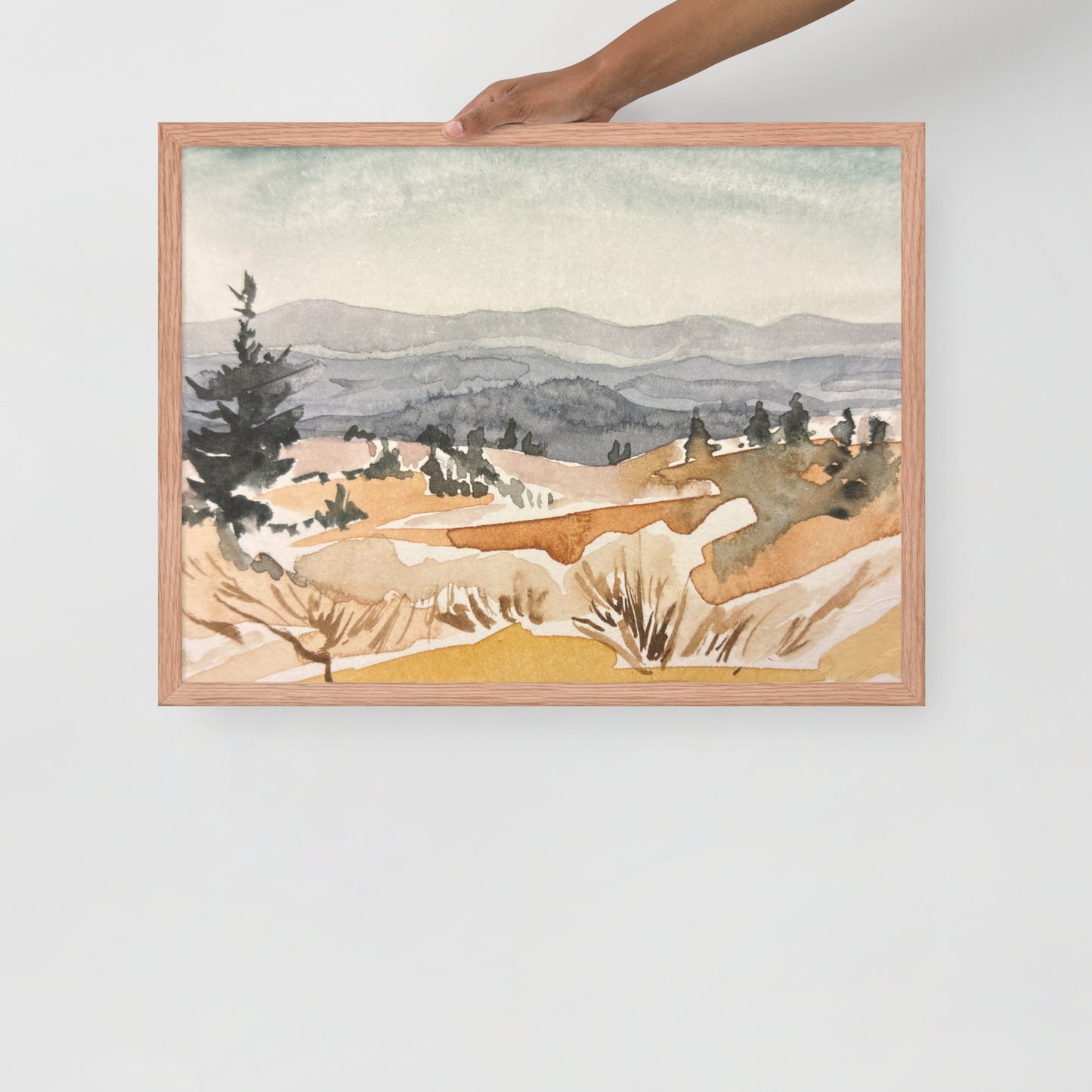 Ridgelines Framed Print (AT Book Cover!)