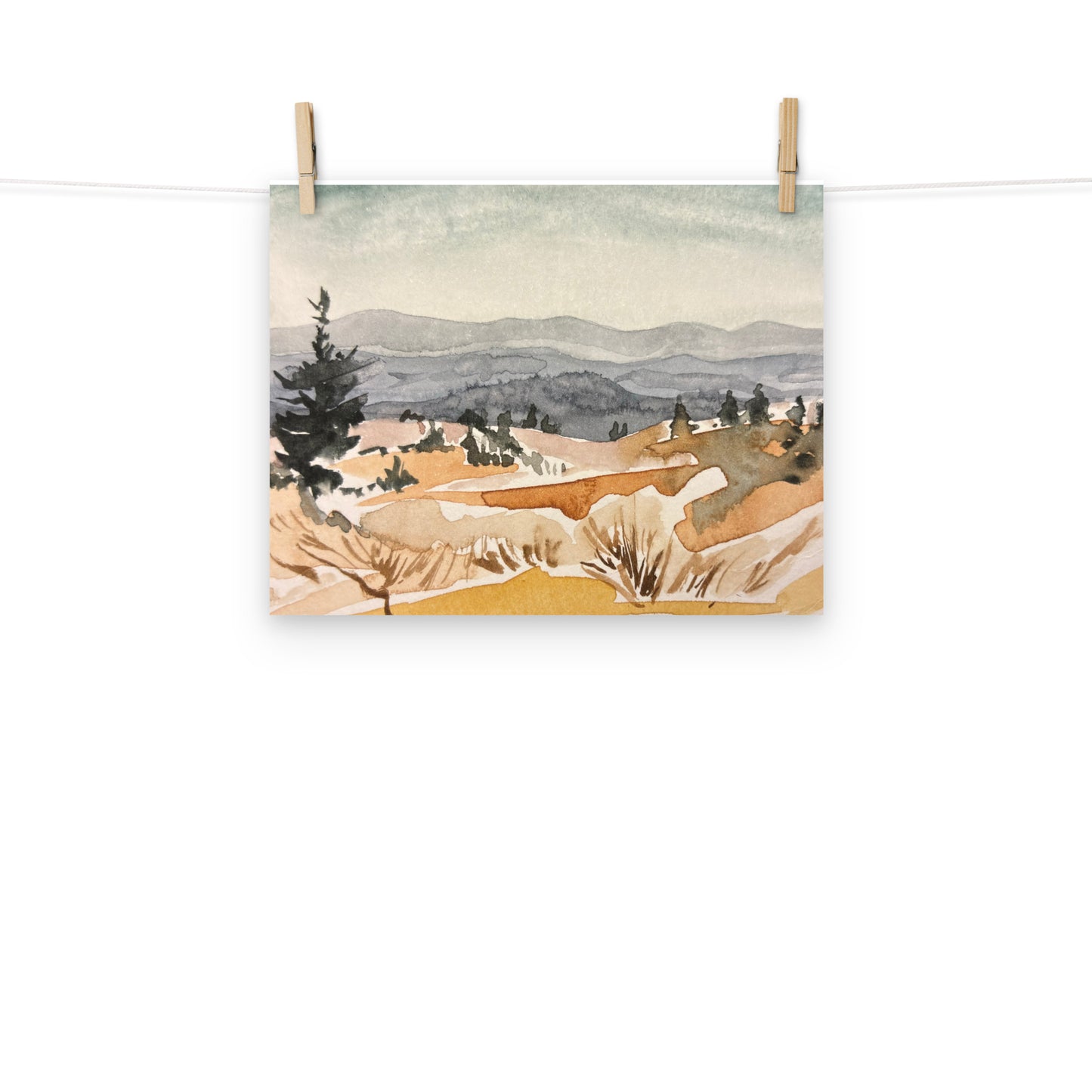 Ridgelines Print (AT Book Cover!)