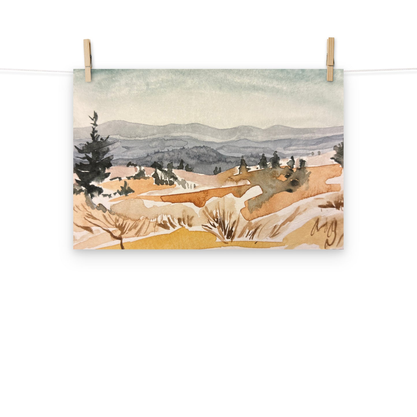 Ridgelines Print (AT Book Cover!)