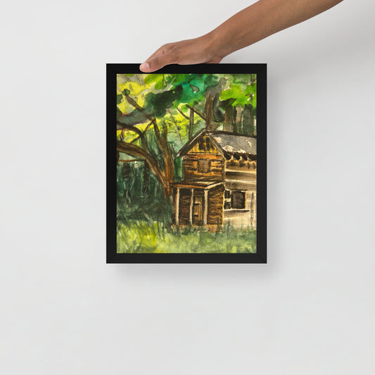 Secret Shelter Framed Print