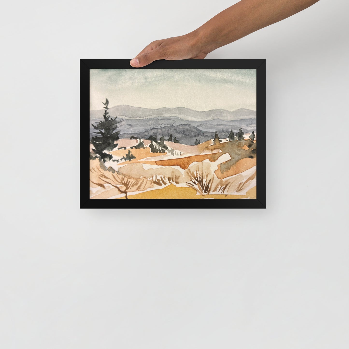 Ridgelines Framed Print (AT Book Cover!)