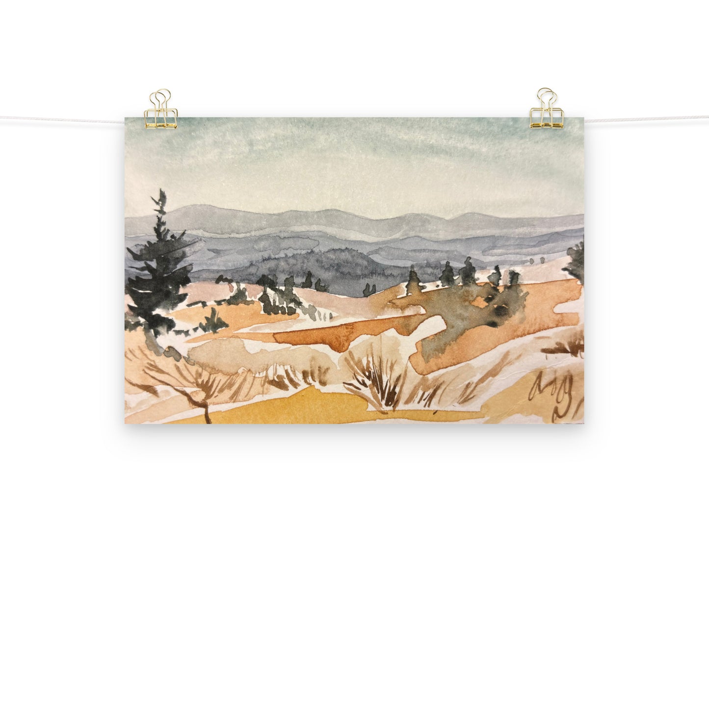 Ridgelines Print (AT Book Cover!)
