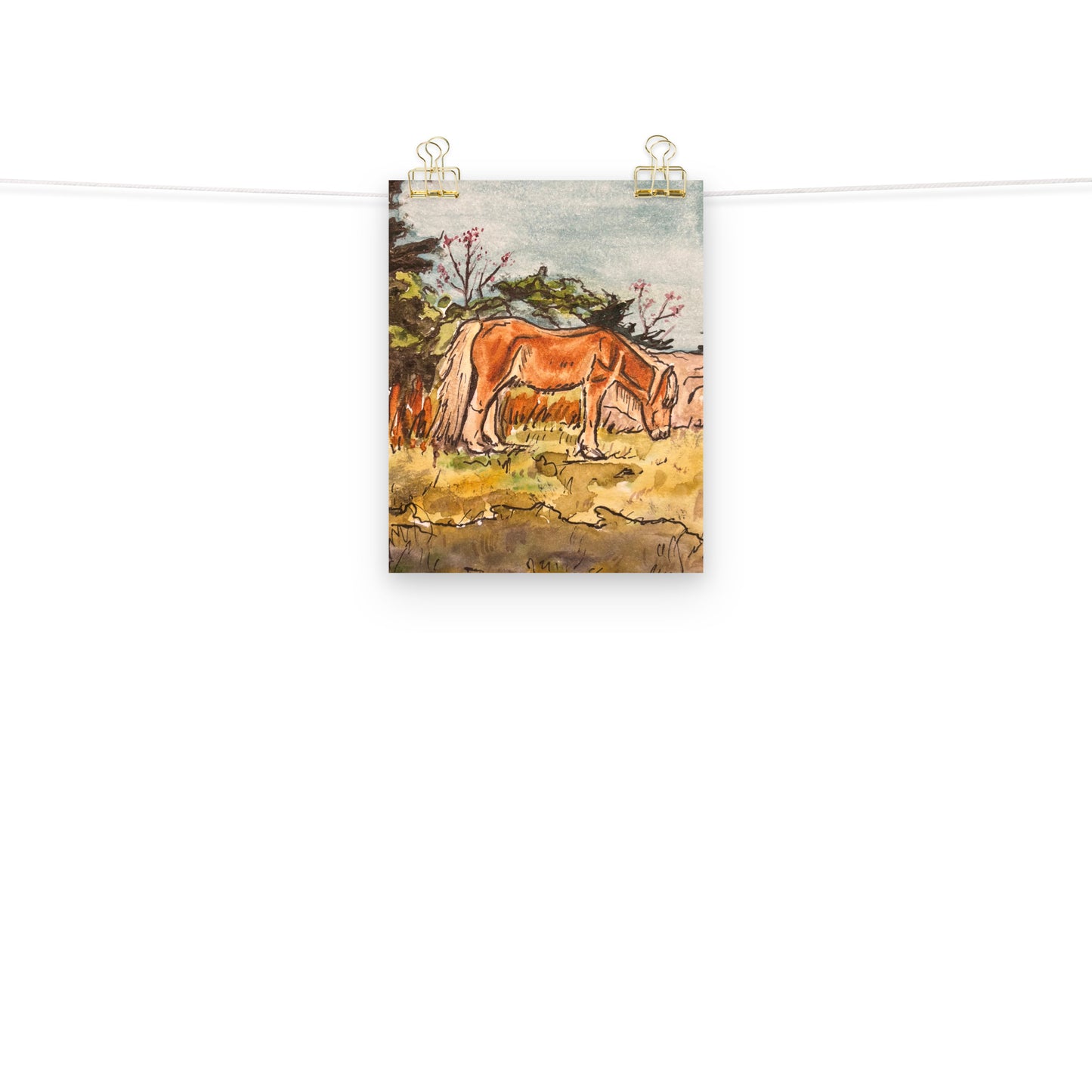 Grayson Highlands Pony Print